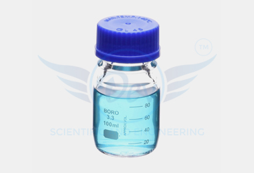 REAGENT BOTTLE, CLEAR GLASS, WITH SCREW CAP