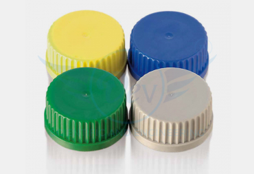 CAPS, PP SCREW CAP WITH POURING RING FOR LABORATORY REAGENT BOTTLES