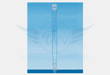 FRACTIONATING COLUMN, PLAIN ,DESIGNED FOR USE WITH VARIOUS TYPES OF COLUMN PACKING