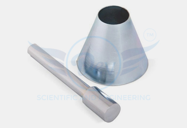 SAND ABSORPTION CONE AND TAMPER