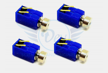 BLUE METAL & RUBBER MINI ELECTRIC TOYS MOTOR 1.5-3V