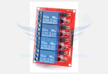 4 CHANNEL RELAY BOARD   SCPLRBA