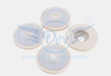KROST 4 PCS OFF WHITE WOOL FELT POLISHING DISC WHEEL PAD, 85X17X13MM
