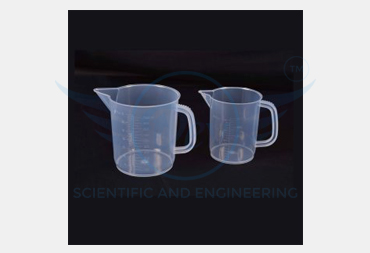 BEAKERS, WITH HANDLE DUAL SCALE