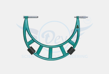 OUTSIDE MICROMETER WITH EXTENSION ANVIL COLLAR