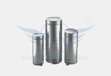 DUSTBIN PEDESTAL S.S.WITH PLASTIC BUCKET