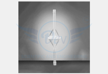 FILTERING TUBE, WITH SINTERED DISC, SEALED IN CENTER, WITH REDUCED ENDS