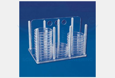 RACK FOR PETRI DISHES