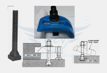 T SLOTTED MOULD CLAMPS
