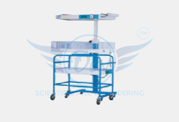 PHOTOTHERAPY UNIT WITH BABY BASSINET (DOUBLE SURFACE)