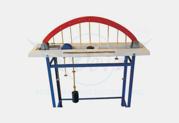1007 THREE HINGED ARCH APPARATUS