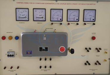 CONTROL PANEL FOR DC CONTROLLED GENERATOR