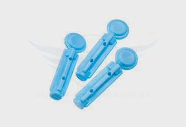 BLOOD LANCET PLASTIC ROUND
