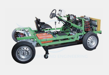 FULLY FUNCTIONAL CUT SECTION MODEL OF CHASSIS WITH MULTIPOINT PETROL ENGINE