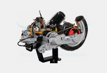 CUT SECITON MODEL OF FOUR STROKE PETROL ENGINE