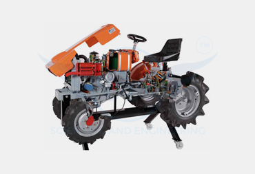 CUT SECTION MODEL OF AGRICULTURAL TRACTOR