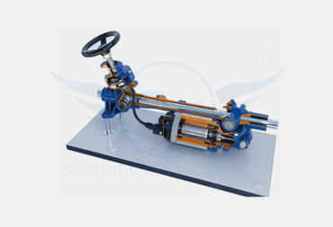 CUT SECTION MODEL OF RACK AND PINION STEERING