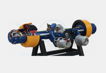 CUT SECTION MODEL OF REAR AXLE WITH LOCKING DIFFERENTIAL