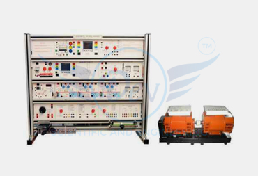 DC MOTOR COUPLED 3 PHASE SALIENT MOTOR TRAINER