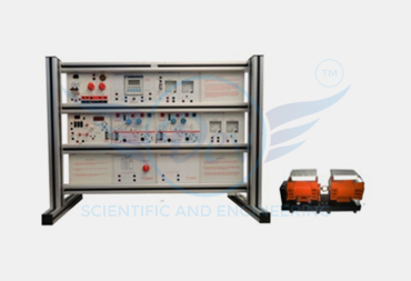 DC MOTOR COUPLED 1 PHASE AC MOTOR TRAINER