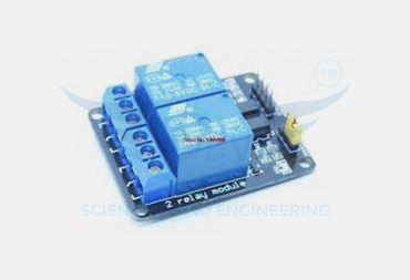 12V 2 CHANNEL RELAY MODULE WITH OPTO COUPLER H L LEVEL TRIGGER