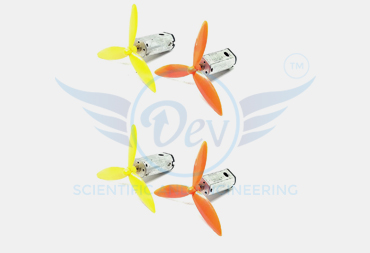 25000 RPM MINI DRONE DC MOTOR WITH PROPELLER