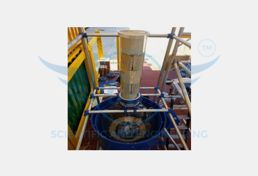 GLASS DISTILLATION COLUMN SECTION