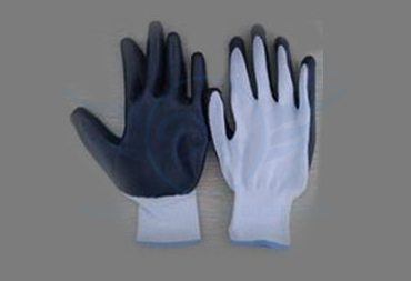GREY NITRILE COATED