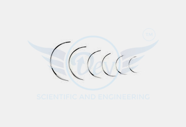 NEEDLE SUTURING STRAIGHT OR CURVED PKT OF 6