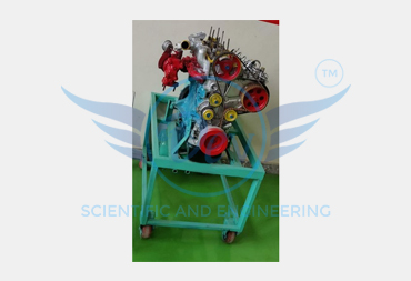CRDI ENGINE CUT SECTION WITH SWIVELING STAND