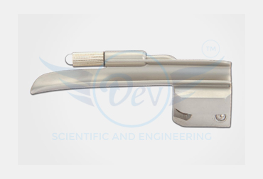 MILLER TYPE STRAIGHT LARYNGOSCOPE BLADES  SATIN  DULL FINISH