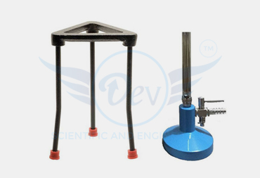 RIPOD STAND AND BUNSEN BURNER