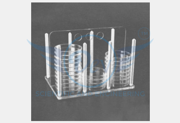 RACK FOR PETRI DISHES
