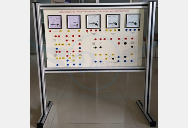 MEASUREMENT OF THREE PHASE POWER USING TWO WATT METER METHOD