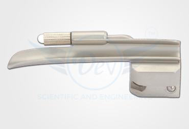 MILLER TYPE STRAIGHT LARYNGOSCOPE BLADES - SATIN - DULL FINISH