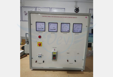 CONTROL PANEL FOR UNIVERSAL MOTOR WITH STARTER SWITCH