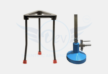 RIPOD STAND AND BUNSEN BURNER
