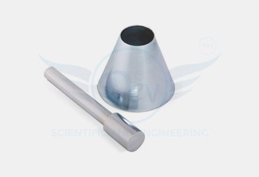 SAND ABSORPTION CONE AND TAMPER
