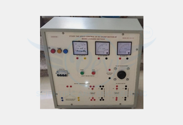 SPEED CONTROL OF DC SHUNT MOTOR BY WARD LEOANARD METHOD