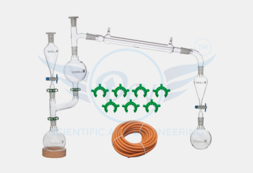 STEAM DISTILLATION KIT (GLASS STEAM BIOMASS FLASK ESSENTIAL OIL EXTRACTION)