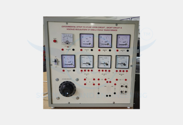 EXPERIMENTAL SETUP TO STUDY OPEN CIRCUIT SHORT CIRCUIT AND VOLTAGE REGULATION