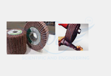 INTERLEAVED FLAP WHEELS