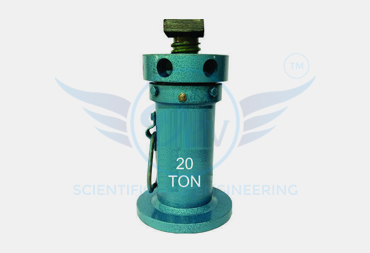 BHARAT MECHANICAL JACK STEEL NUT CAP. 20 TON WITHOUT TOMMY BAR