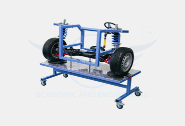 WORKING MODEL OF SUSPENSION AND STEERING TRAINER